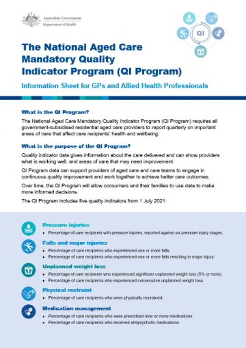Information Sheet for GPs and Allied Health Professionals