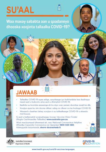This poster, in English, explains why you need a COVID-19 vaccine booster dose.