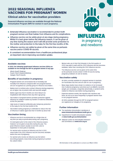 thumbnail image of flu fact sheet 2022