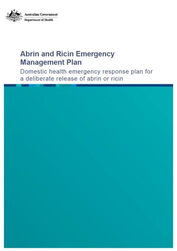Abrin and Ricin Emergency Management Plan