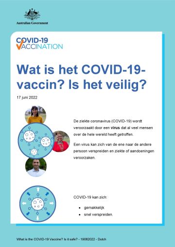 Eenvoudige informatie over wat het COVID-19-vaccin is en de veiligheid ervan