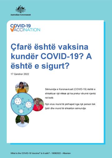 Informacione të thjeshtësuara në lidhje me vaksinat kundër COVID-19, dhe siguria e tyre