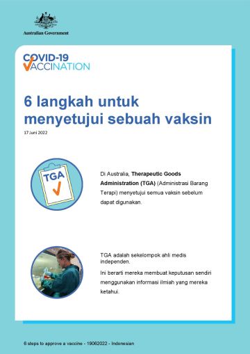 Informasi sederhana tentang 6 langkah untuk menyetujui vaksin
