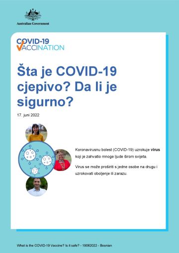Jednostavne informacije o tome šta je COVID-19 vakcina i njena sigurnost