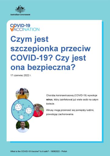 Przystępnie podane informacje na temat szczepionek przeciw COVID-19 i ich bezpieczeństwa