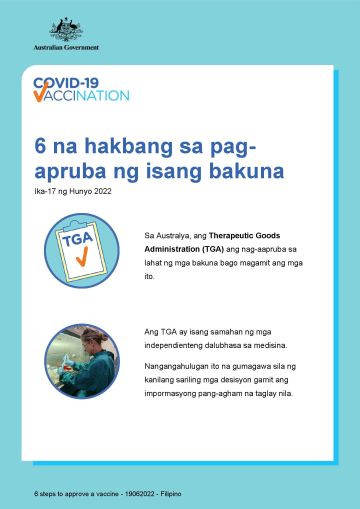 Simpleng impormasyon tungkol sa 6 na hakbang sa pag-apruba ng isang bakuna