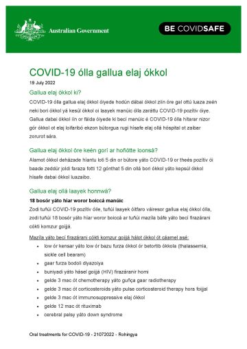 COVID-19 ólla gallua elaj ókkol
