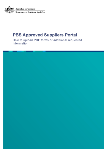 PAP106 How to upload PDF forms or additional requested information cover