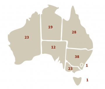 Map of Australia