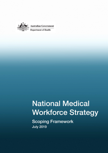 Cover image for National Medical Workforce Strategy scoping framework