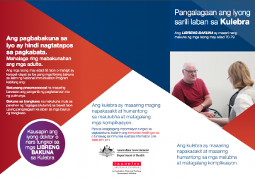 Protect yourself against Shingles brochure (Tagalog)