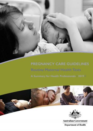 Routine maternal health tests