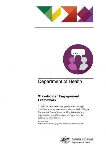 Cover image of Stakeholder Engagement Framework