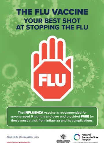 The flu vaccine. Your best shot at stopping the flu in 2019 – poster (general)