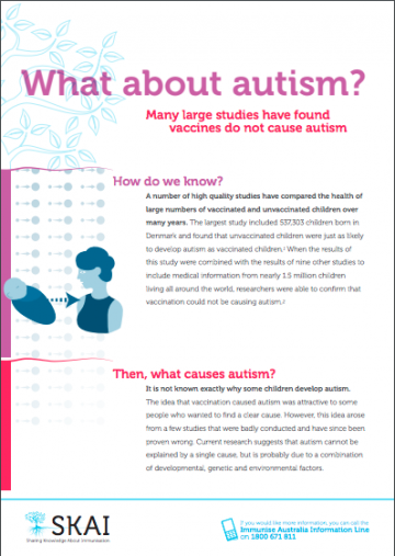 Vaccines Dont Cause Autism Because >> Vaccination And Autism Fact Sheet Australian Government Vaccines Dont Cause Autism Because >> Vaccination And Autism Fact Sheet Australian Government