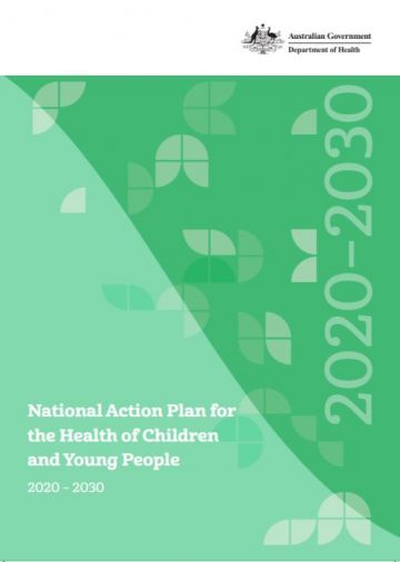 Cover image for national child and youth action plan