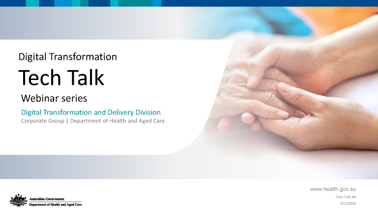 Digital Transformation Tech Talk – 6 September 2022 | Australian ...